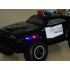 Didelis nuotoliniu būdu valdomas policijos monster truck su apšvietimu