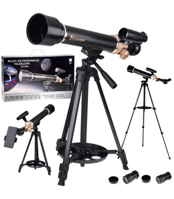 Astronominis teleskopas 30x/60x 500mm su stovu ir priedais