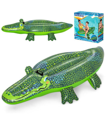Bestway pripučiama krokodilo plaukimo priemonė 152x71