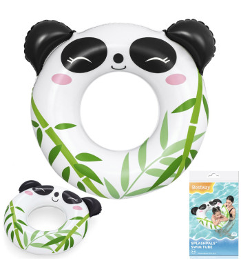 Bestway pripučiamas plaukimo ratas vaikams 60 kg PANDA 85x76 cm