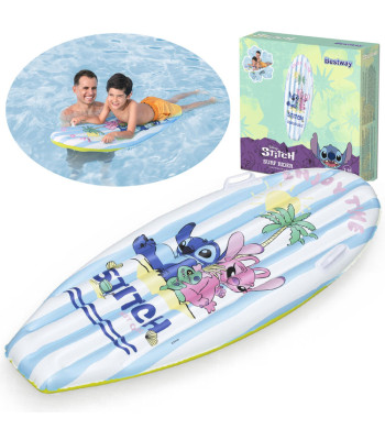 Bestway Pripučiamas Čiužinys Vandeniui Disney Lilo ir Stitch 114x46cm 9104V