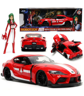 Metalinis automobilis Robotech: Miriya Sterling & 2020 Toyota Supra 1:24