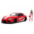 Metalinis automobilis Robotech: Miriya Sterling & 2020 Toyota Supra 1:24