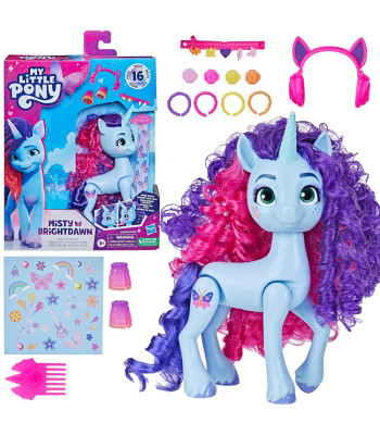 Hasbro My Little Pony Judanti figūrėlė KUMELĖ Misty Brightdawn su 16 priedų