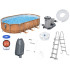 Plieninio rėmo baseinas Bestway 610x366x122