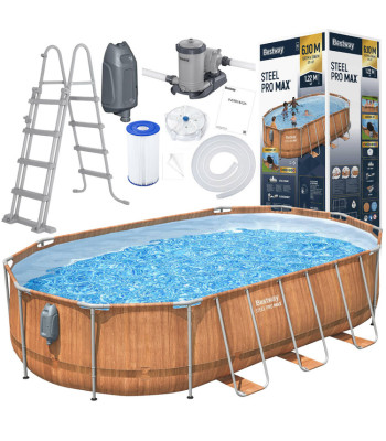 Plieninio rėmo baseinas Bestway 610x366x122