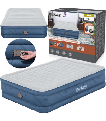 Bestway dvivietis savaime prisipučiantis čiužinys kempingui, 350kg, 203x152cm