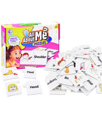 Edukaciniai dėlionės anglų kalba kūno dalys