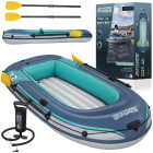 Bestway Pripučiama valtis TREK X2 iki 250kg 232x118cm + irklai ir pompa 61153