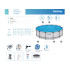 Bestway Baseinas su Rėmu 4,27m x 1,07m 11w1 56950
