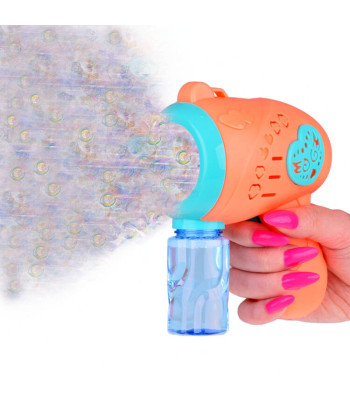 Spalvotas muilo burbulų pistoletas vaikams
