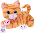 Interaktyvus Pūkuotas Katinas Miauksintis ir Grojantis Melodijas