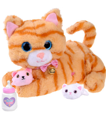 Interaktyvus Pūkuotas Katinas Miauksintis ir Grojantis Melodijas