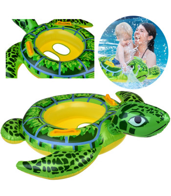Pripučiamas vaikiškas plaukimo žiedas vėžlys 90 cm SP0753
