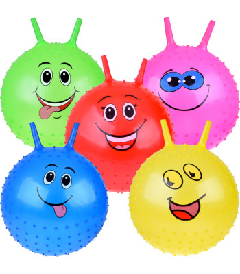 Šokinėjimo kamuolys su rankenomis – Spalvingas ir linksmas