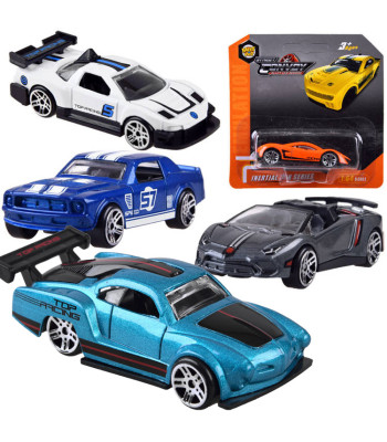 Metaliniai mašinėlės resoriniai modeliai 1:64