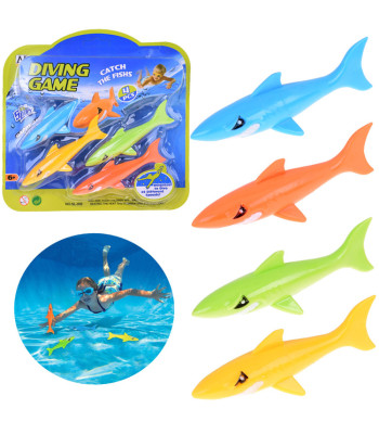 Spalvotų ryklių rinkinys vaikams nardymui SP0834