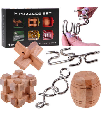 loginės dėlionės ir metaliniai galvosūkiai za4441