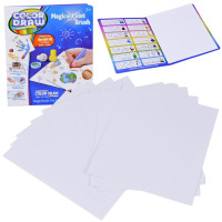 Color Draw piešimo popieriaus papildymas, 18 lapų, LED teptukui