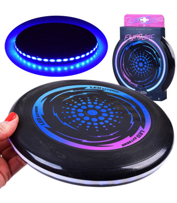 šviečiantis skraidantis diskas led ufo 23 cm za4957