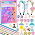 kūrybinis rinkinys „undinėlė“ – pasigamink dekoruotas plaukų lankeles