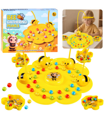 magnetinis šeimos vikrumo žaidimas bitutės gaudo kamuoliukus gr0771