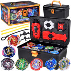 didelis gyro suktukų ir paleidėjų rinkinys su lagaminėliu