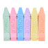 didelės spalvotos piešimo kreidos 6 vnt. lentai ir šaligatviui za5582