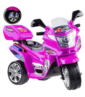 vaikiškas akumuliatorinis motociklas su led šviesomis PA0241