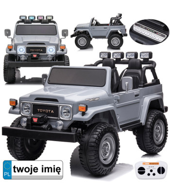 elektrinis automobilis vaikams toyota land cruiser pa0285 2 vietų