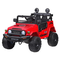 elektrinis vaikiškas automobilis toyota fj cruiser su akumuliatoriumi