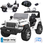Elektrinis automobilis vaikams Jeep Wrangler Rubicon 4x4 PA0223 baltas