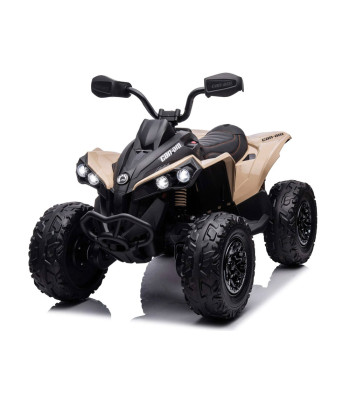vaikiškas elektrinis keturratis can-am eva su šviesomis pa0284 be