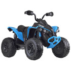 vaikiškas elektrinis keturratis can-am 24 v su eva ratais ir apšvietimu