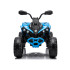 vaikiškas elektrinis keturratis can-am 24 v su eva ratais ir apšvietimu