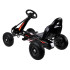 didelis pedalinis gokartas su reguliuojama sėdyne ir pripučiamais ratais sp0839