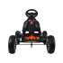didelis pedalinis gokartas su reguliuojama sėdyne ir pripučiamais ratais sp0839