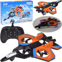 nuotoliniu būdu valdomas rc dronas su led apšvietimu ir 360° apsivertimu rc0755