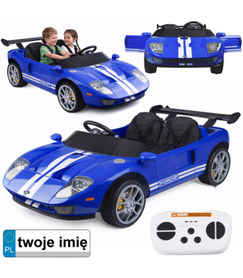 vaikiškas elektrinis automobilis ford gt 24v 4x4 2 vietų su pulteliu