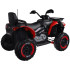 vaikiškas elektrinis keturratis 4x4 pa0328 raudonas