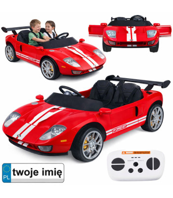 vaikiškas elektrinis automobilis ford gt 24v 4x4 2 vietų su pulteliu
