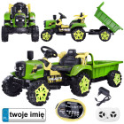 vaikiškas elektrinis traktorius su priekaba PA0234