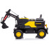 akumuliatorinis vaikiškas ekskavatorius volvo su judančia strėle ir kaušu pa0283