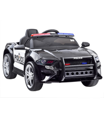 vaikiškas elektrinis policijos automobilis radiovozis su pulteliu pa0218