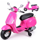 elektrinis vaikiškas motoroleris vespa su akumuliatoriumi ir melodijomis pa0344