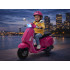 Elektrinis vaikiškas motoroleris VESPA su akumuliatoriumi ir melodijomis PA0344