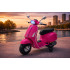 Elektrinis vaikiškas motoroleris VESPA su akumuliatoriumi ir melodijomis PA0344