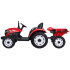 akumuliatorinis traktorius su priekaba ir judančiu savivarčiu pa0347