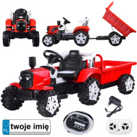 vaikiškas elektrinis traktorius su priekaba PA0234