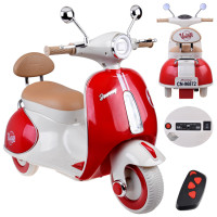 vaikiškas elektrinis paspirtukas-skuteris pa0330 raudonas